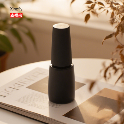 좋은 가격 15ml 둥근 유리 네일 폴리쉬 병, 블랙 캡, UV 젤, 빈 젤 폴리쉬 세트 온라인으로