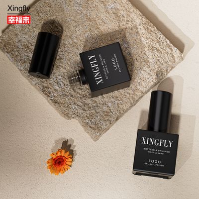 좋은 가격 23ml 사각 네일 폴리쉬 맞춤 색상 UV 젤 빈 유리 바이알 병 스테인드 글라스 디자인 온라인으로