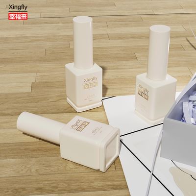 좋은 가격 15ml 사각형 사용자 지정 개인 레이블 접착기 팁 젤 손톱 폴란드 OEM 사용자 지정 유리 병 온라인으로