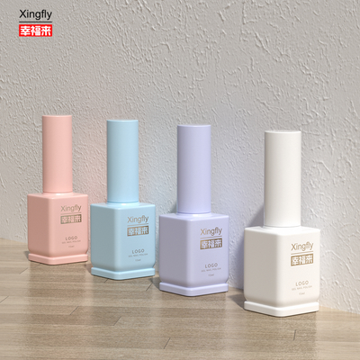 좋은 가격 15ml 사각 맞춤형 개인 도매 전문 소프트 젤 네일 폴리쉬 병 온라인으로
