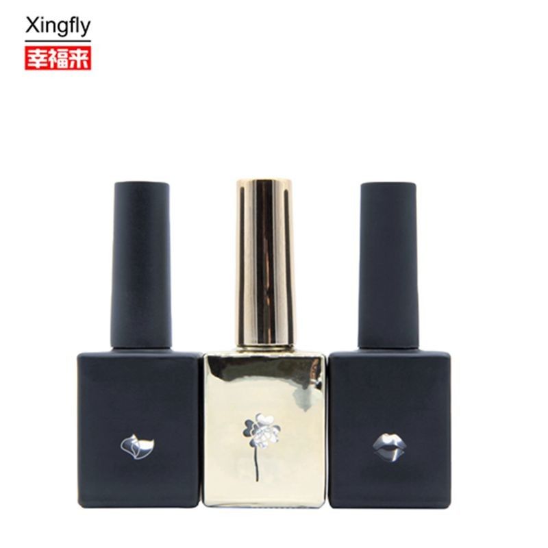 10ml 젤 병 젤 폴리시 퀘어 컬러 플라스틱 캡으로 코팅