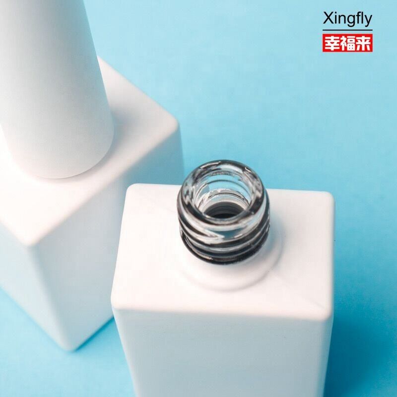 10ml 젤 병 젤 폴리시 퀘어 컬러 플라스틱 캡으로 코팅