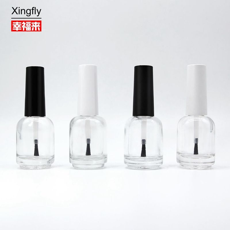 15ml 둥근 손톱 랭크 병 Uv 젤 손톱 랭크 병 캡과 붓