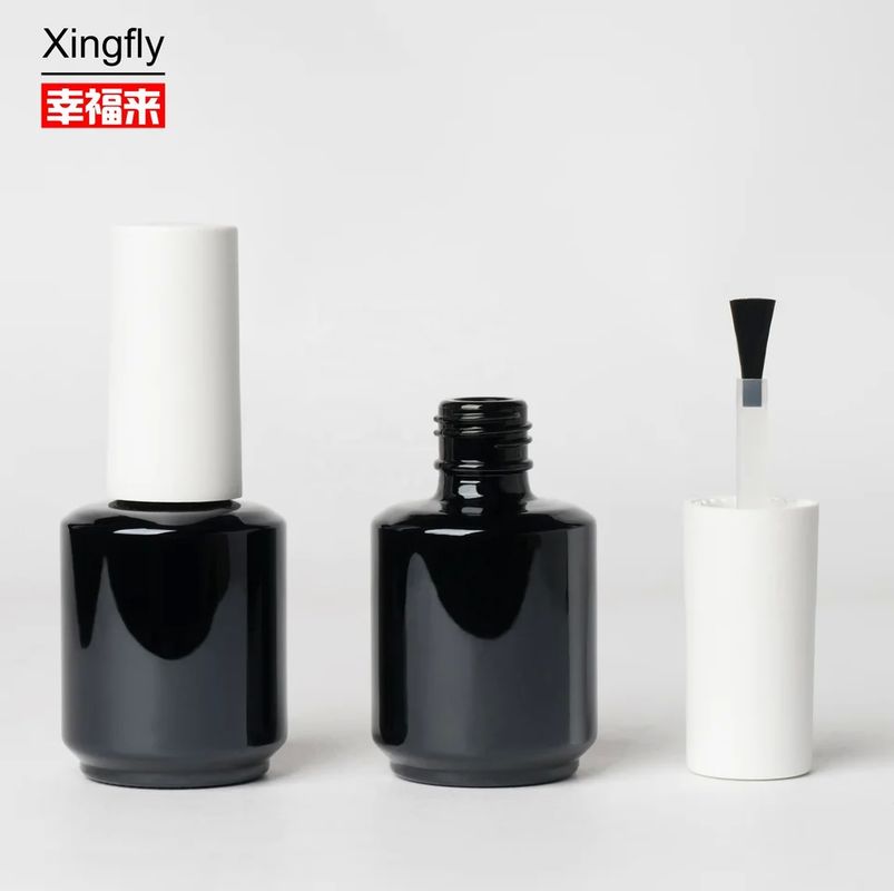 브러쉬가 있는 캡 5ml 손톱 롤러 병 다중 용량 다채색
