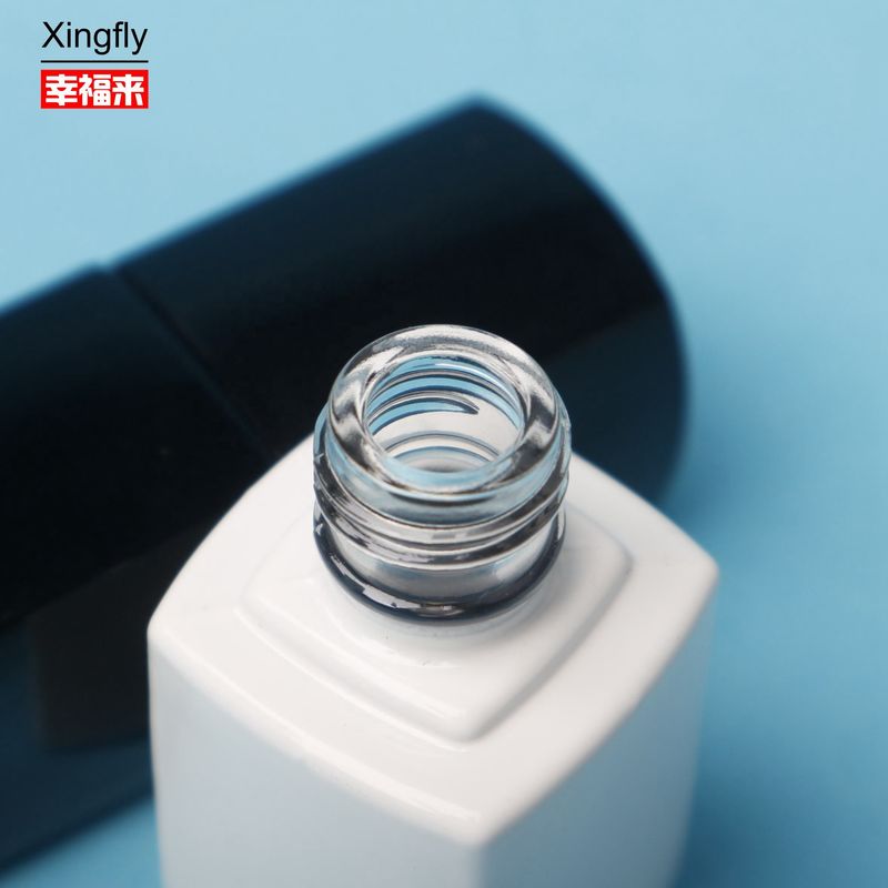 5ml 손톱 랭크 병 비어있는 맑은 유리 손톱 랭크 병 붓과 캡