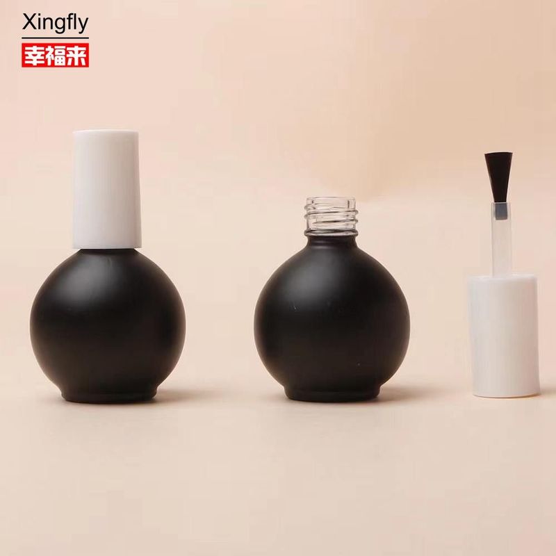 부드러운 표면 5ml 손톱 롤러 병 다채로운 유리 기본 재료
