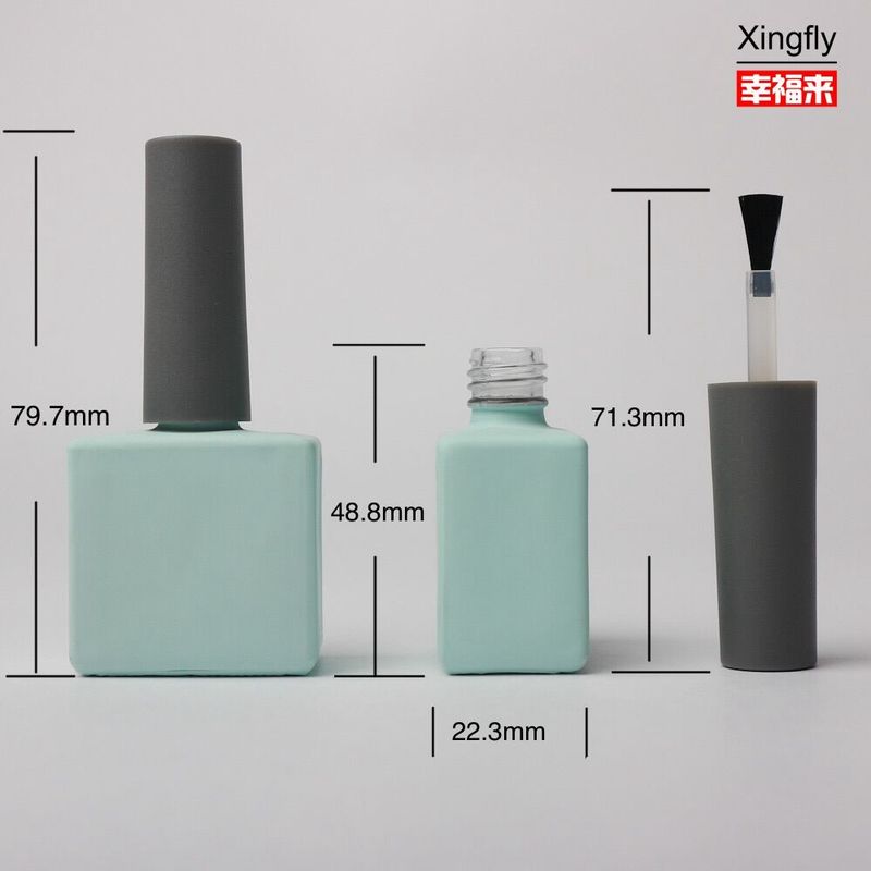 부드러운 빈 손톱 롤러크 유리 병 14ml 사용자 지정 색상 개인 레이블 Uv 젤 롤러크 병