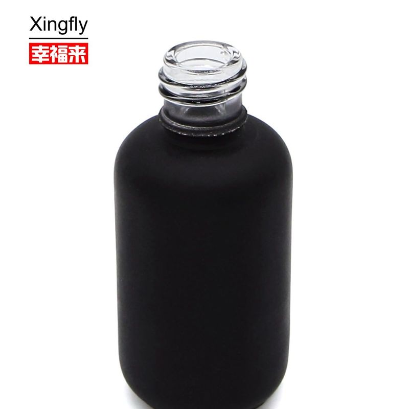 9ml 둥근 빈 유리 UV 젤 손톱 뽀록 병 붓 뚜?? 이 있는 매트 블랙