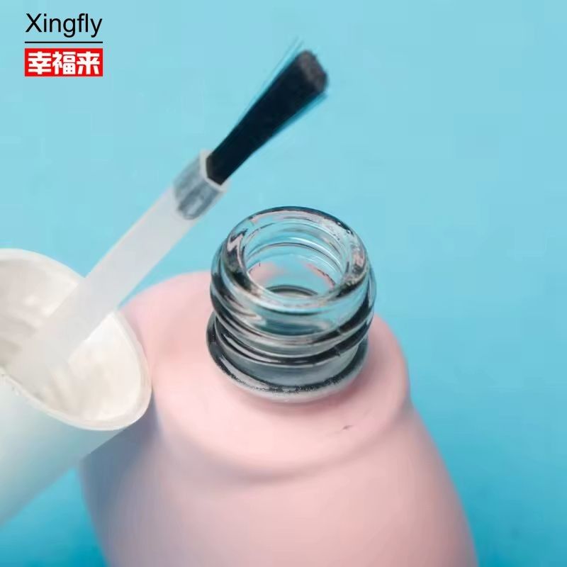 독보적인 손톱 젤 롤러크 유리 병 OEM 사용자 정의 빈 젤 롤러크 붓과 캡