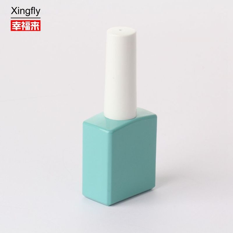 젤 롤러크 퀘어 병 유니크 13ml 빈 UV 손톱 롤러크 병 캡과 붓