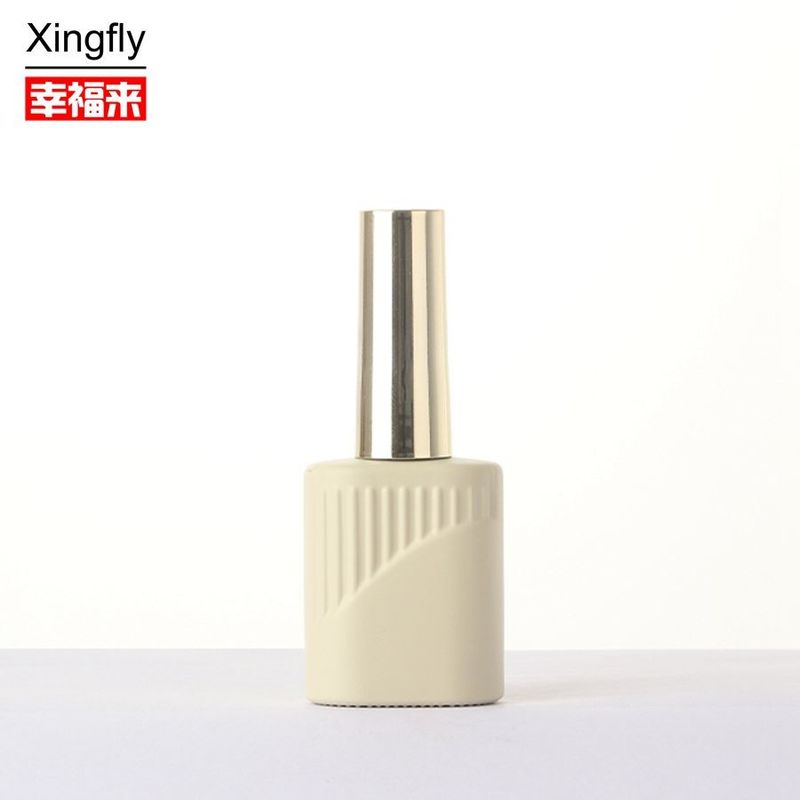 10ml 네일 젤 롤링 유리 병 맞춤 색상 디자인 붓 뚜?? 이 있는 빈 병