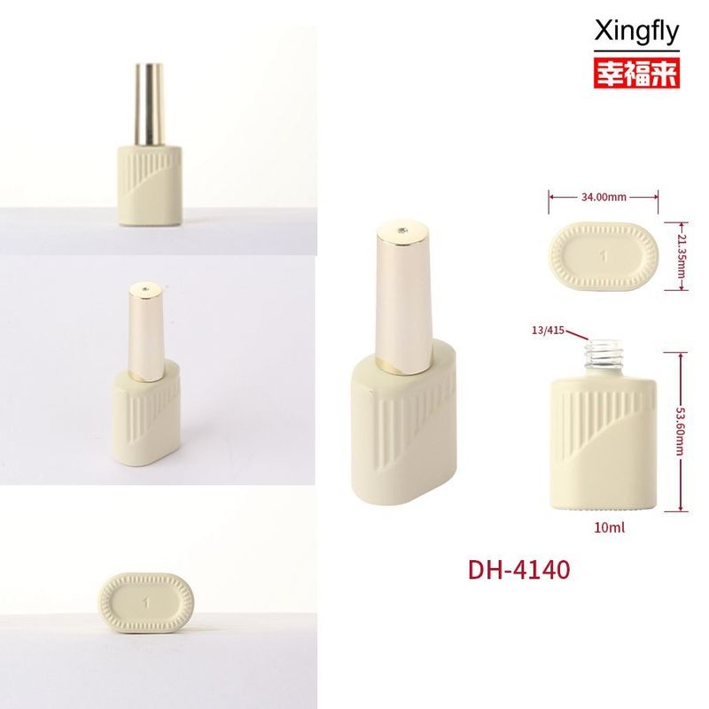 10ml 네일 젤 롤링 유리 병 맞춤 색상 디자인 붓 뚜?? 이 있는 빈 병