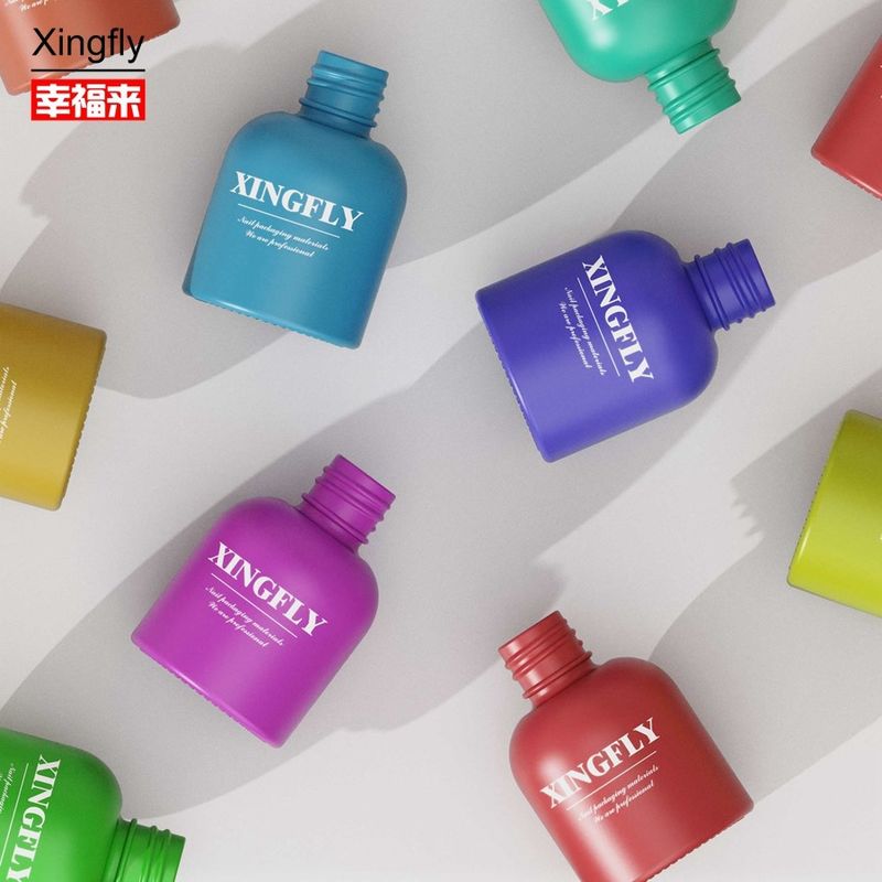 UV 젤 14ml 손톱 랭크 병 젤 손톱 랭크 빈 유리 주문 인쇄 손톱 랭크 병