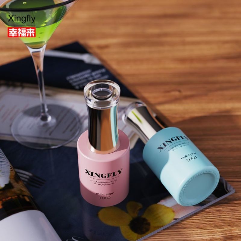 15ml 손톱 롤러 병 원형 손톱 롤러 빈 UV 젤 화장품 포장 롤러 병