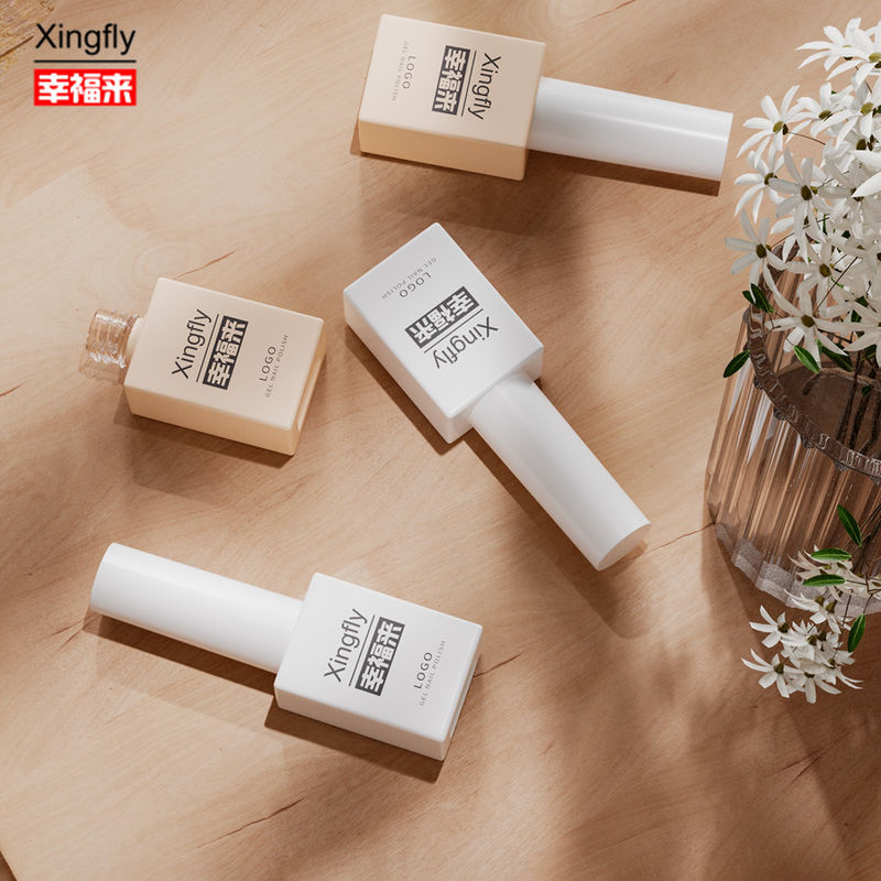 8ml 손톱 랭크 병 UV 빈 유리 손톱 젤 랭크 병 붓 뚜??