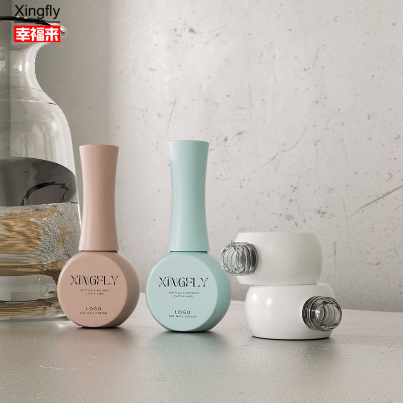 10ml 손톱 랭크 병 맞춤 인쇄 손톱 랭크 병 빈 젤 랭크 유리 병