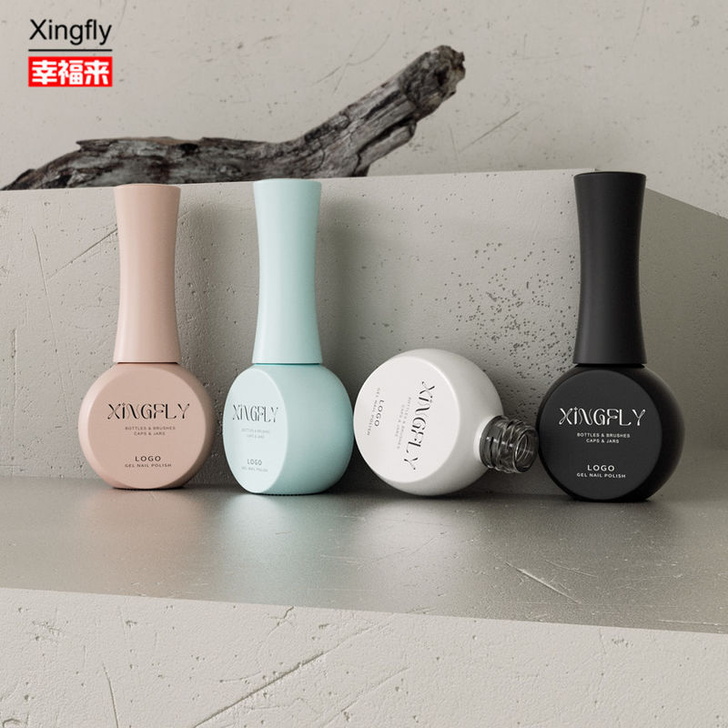10ml 손톱 랭크 병 맞춤 인쇄 손톱 랭크 병 빈 젤 랭크 유리 병