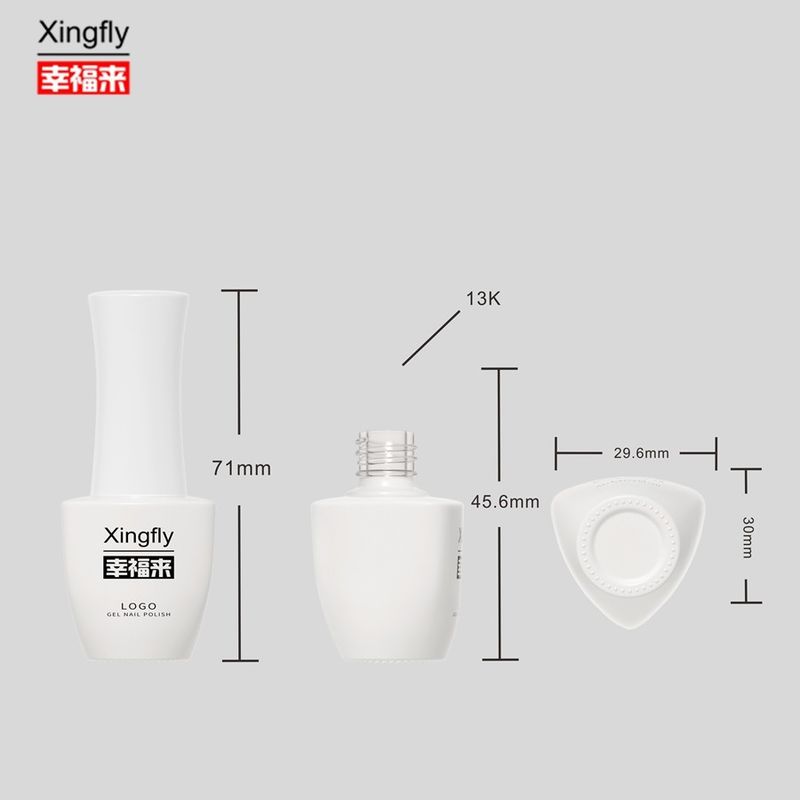 8ml 손톱 랭크 병 UV 빈 유리 손톱 젤 랭크 병 붓 뚜??