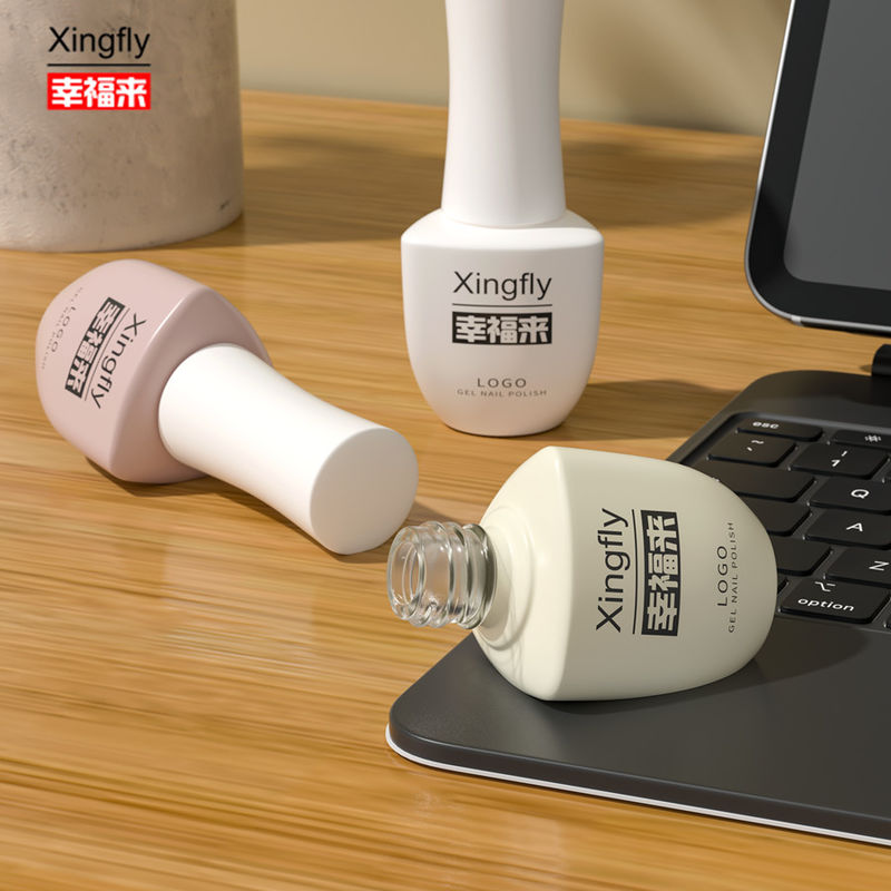 8ml 손톱 랭크 병 UV 빈 유리 손톱 젤 랭크 병 붓 뚜??