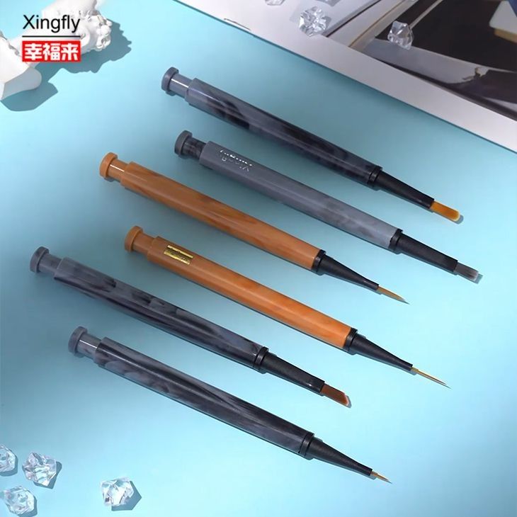 손톱 페인팅 브러쉬 헤드 젤 손톱 폴란드 페인팅 손톱 아트 브러쉬 펜