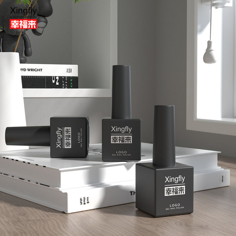 17ml 사용자 지정 로고 컬러 UV 젤 빈 젤 손톱 랭크 병 붓 캡과 함께 제공됩니다