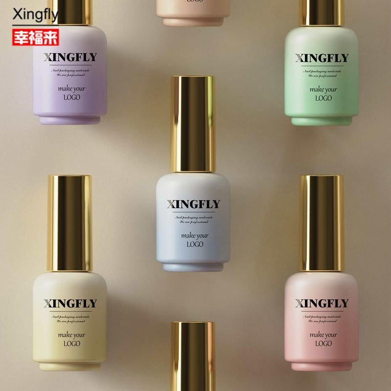 17ml 젤 손톱 랭크 둥근 손톱 예술 맞춤 LOGO 손톱 젤 손톱 랭크 포장 병