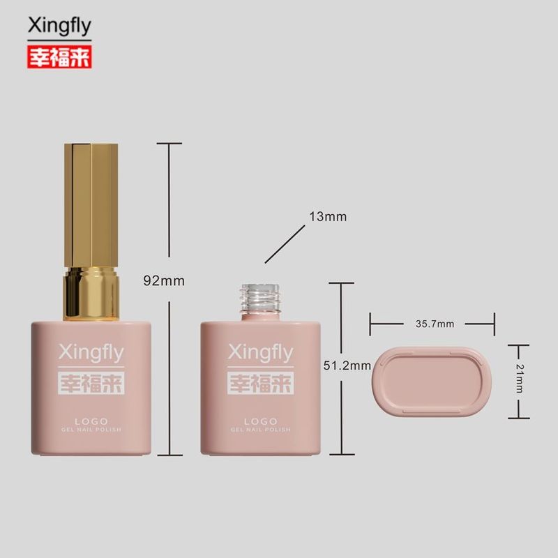 12ml 폴란드 병 대용량 젤 손톱 폴란드 유리 병 캡과 붓