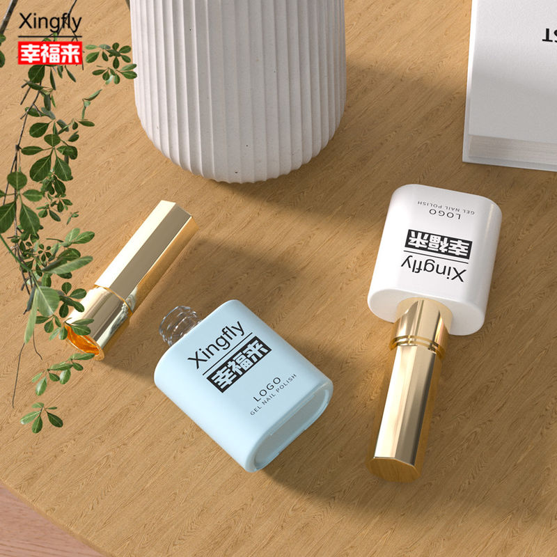 12ml 폴란드 병 대용량 젤 손톱 폴란드 유리 병 캡과 붓