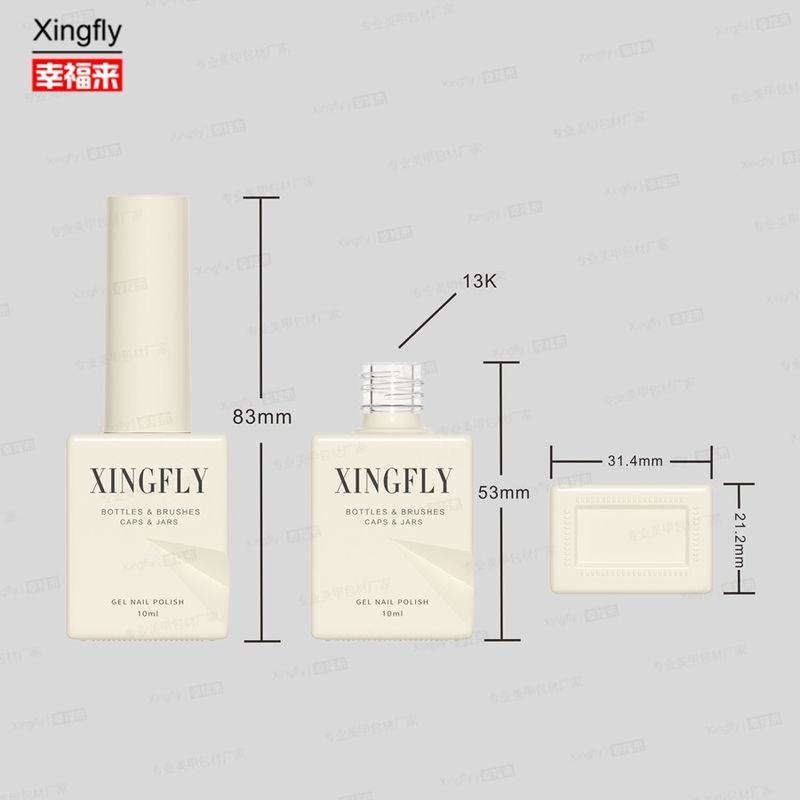 12ml 퀘어 새 옵션 액세서리 고양이 눈 젤 UV 손톱 롤크 빈 병