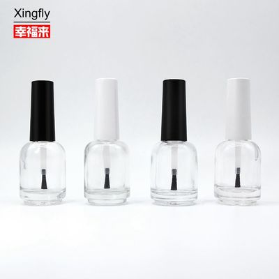 15ml 둥근 손톱 랭크 병 Uv 젤 손톱 랭크 병 캡과 붓