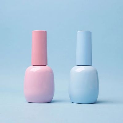 핫 스탬핑 10ml 손톱 록 병 사용자 정의 모양 화장품 포장