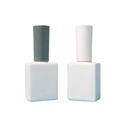 12ml 주문형 손톱 롤러 병 유리 몸체 편리한 흰색 병 손톱 롤러