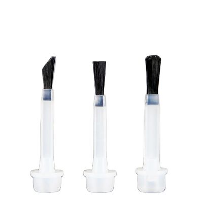 검은색과 흰색 손톱 롤러 브러쉬 아크 모양의 나일론 재료