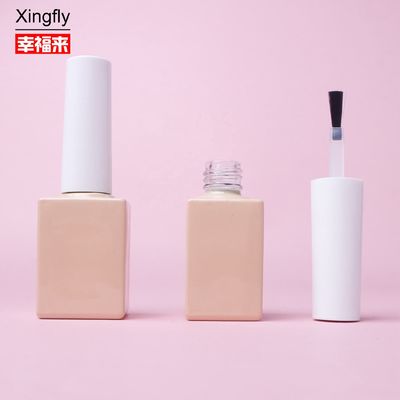 10ml 손톱 랭크 병 포장 흰색 검은 손톱 유리 병