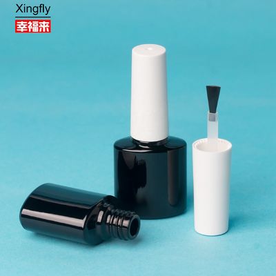 붓가 있는 8ml 빈 손톱 라크 병