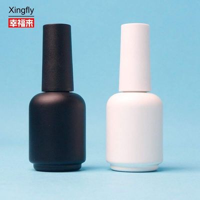주문 11ml 둥근 흰색 검은색 UV 젤 빈 손톱 롤러 유리 병 붓 뚜??