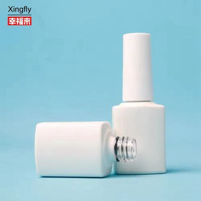 8ml 손톱 롤러 유리 병 브러쉬와 함께 정사각형 빈 젤 Uv 손톱 롤러 병