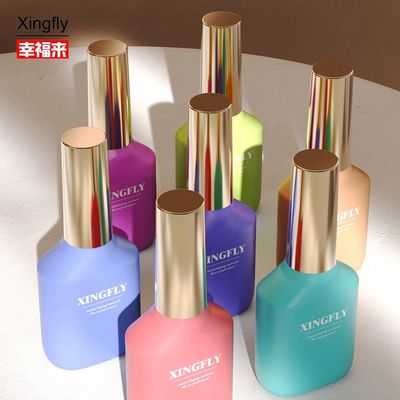 15ml 손톱 젤 병 비친 유리 손톱 젤 병 캡과 브러쉬