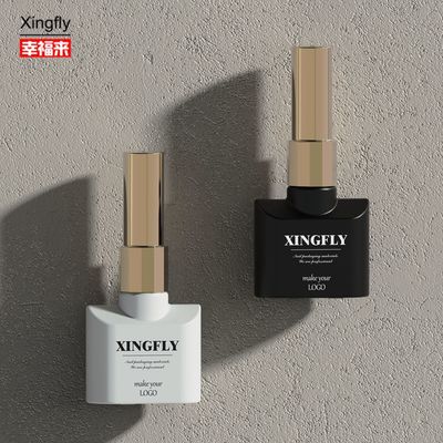 12ml 손톱 랭크 병 사각형 빈 유리 손톱 랭크 병