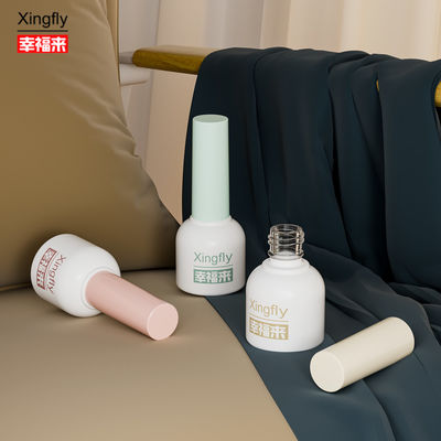 10ml 손톱 랭크 병 둥근 젤 랭크 Uv 사용자 정의 로고 유리 병