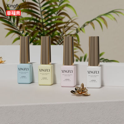 5ml 손톱 랭크 병 비어있는 퀘어 젤 랭크 유리 병 캡 브러쉬