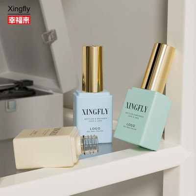 17ml 평면 젤 손톱 용기 사용자 정의 UV 젤 손톱 롤크 빈 유리 병