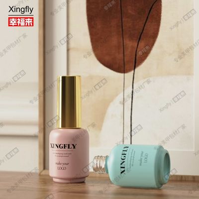 좋은 가격 17ml 젤 손톱 뽀록 주문 로고 럭셔리 병 컨테이너 포장 젤 뽀록 병 온라인으로