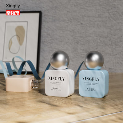 11ml 평방 젤 손톱 용기 사용자 지정 젤 손톱 롤크 손톱 롤크를 위한 빈 유리 병