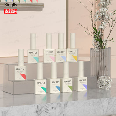 12ml 퀘어 젤 롤크 빈 손톱 라크 UV 롤크 유리 병