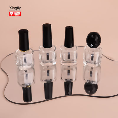 좋은 가격 맞춤형 8ml 독특한 투명 빈 젤 유리 젤 네일 폴리쉬 병 뚜껑 브러쉬 포함 온라인으로